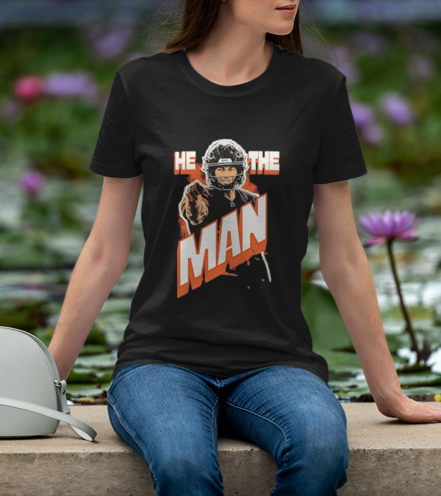 Caleb Williams He The Man Chicago Bears Fan T-Shirt