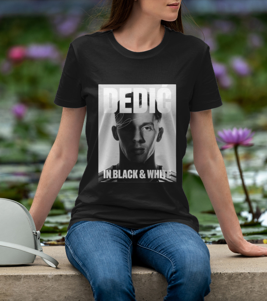 Dedić In Black & White Monochrome T-Shirt