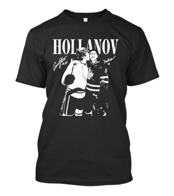 Hollanov Comorston Hudson No 87 Autographs T-Shirt