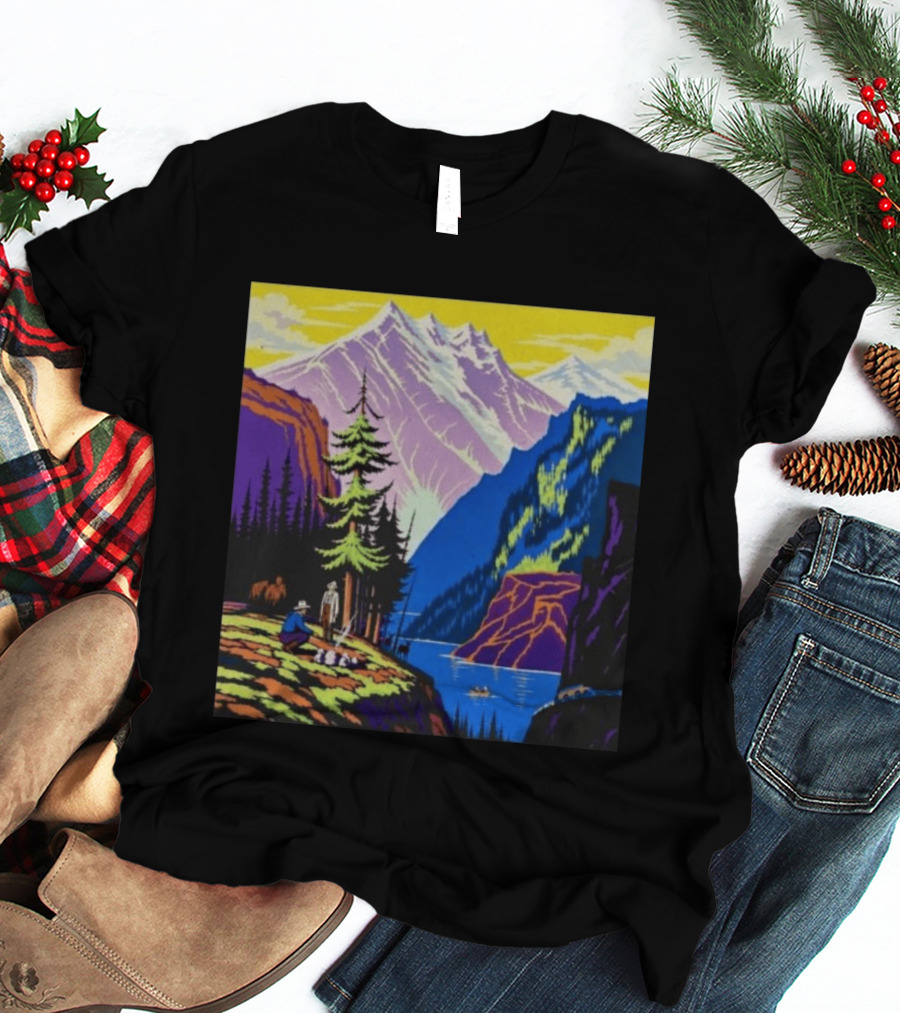 Zach Bryan Aug 13 14 2026 Denver Colorado Mountain Landscape Scenic T-Shirt