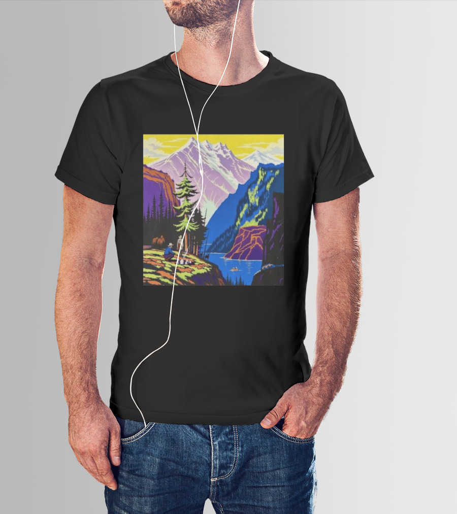 Zach Bryan Aug 13 14 2026 Denver Colorado Mountain Landscape Scenic T-Shirt