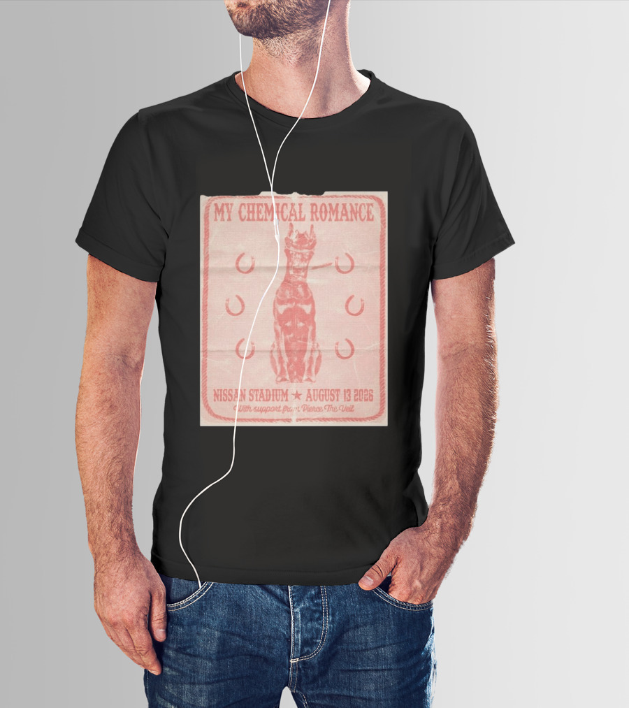 My Chemical Romance Nissan Stadium August 13 2026 With Support From Pierce The Veil T-Shirt