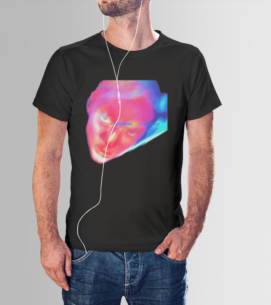 Fontaines D.C. Dopamine Chamber Album Cover Art Face T-Shirt