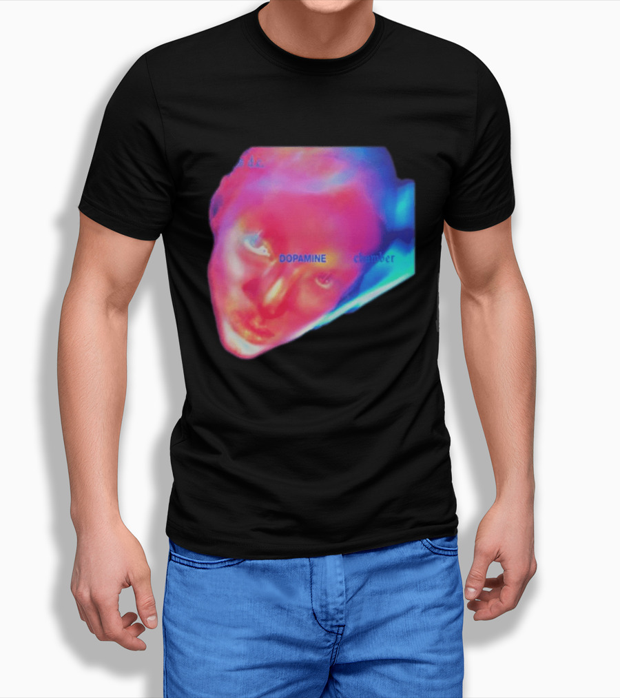 Fontaines D.C. Dopamine Chamber Album Cover Art Face T-Shirt