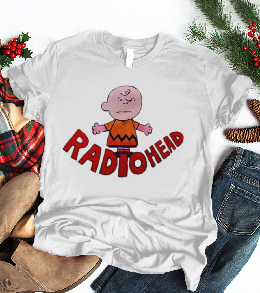 Charlie Brown Radiohead Peanuts Alternative Rock Mashup T-Shirt