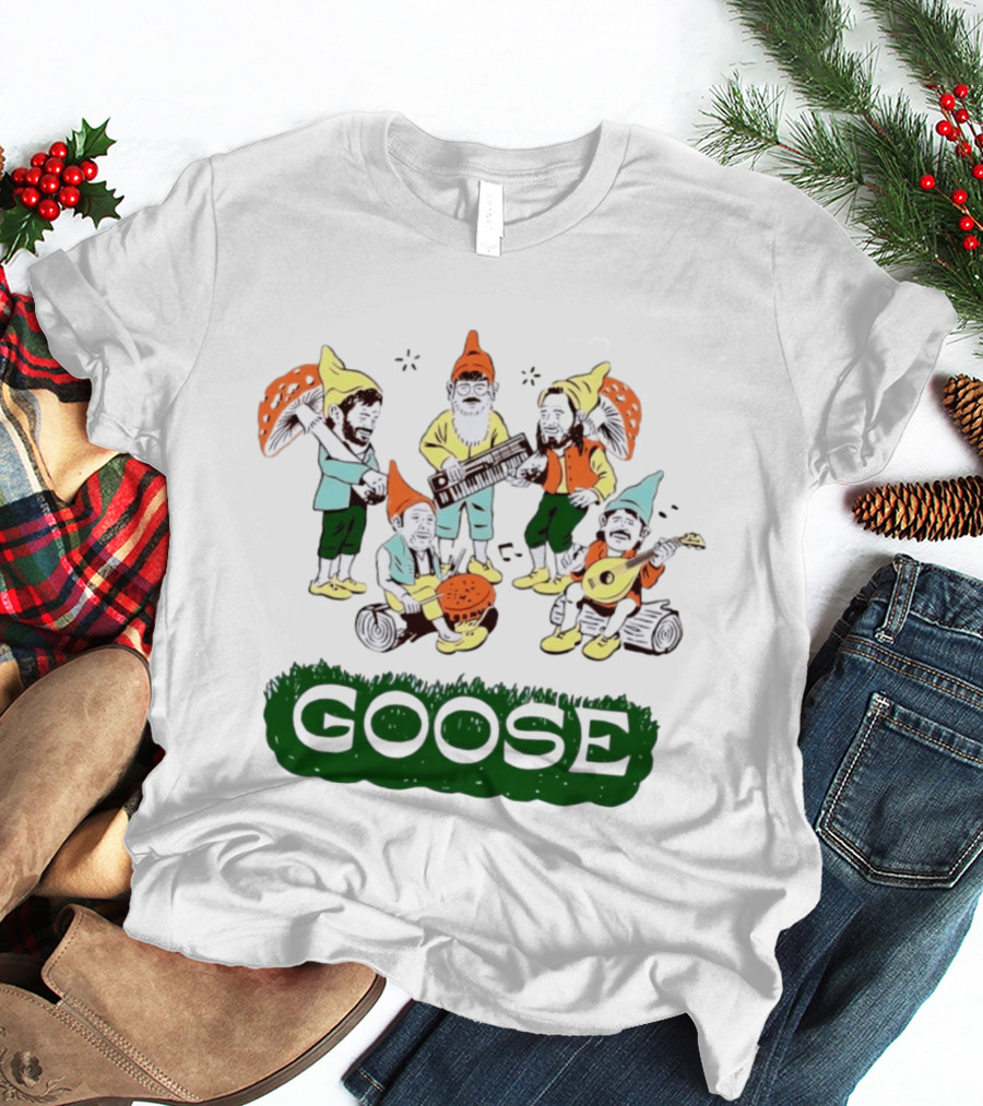 Goose Band Garden Gnome Music Festival Indie Rock T-Shirt
