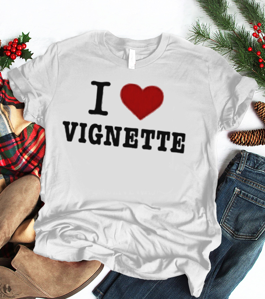 I Heart Vignette Love T-Shirt