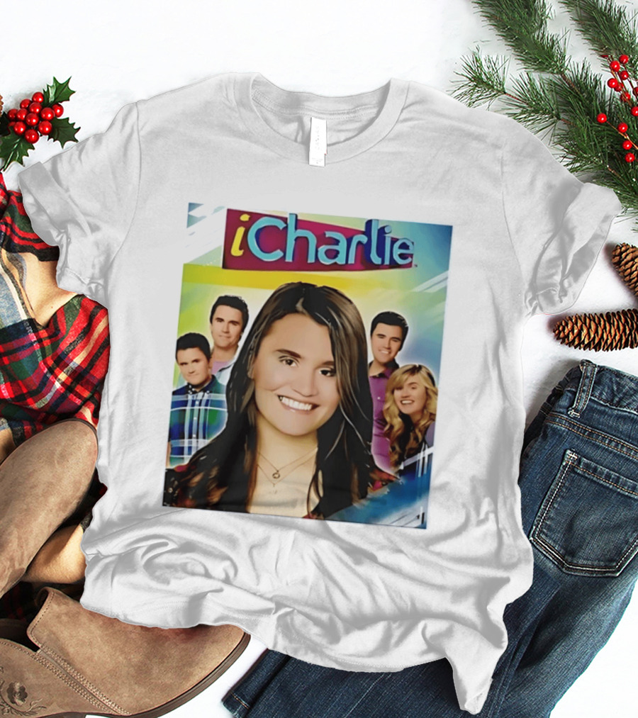 ICharlie Pop Culture Cast Television Show Iconic Faces T-Shirt