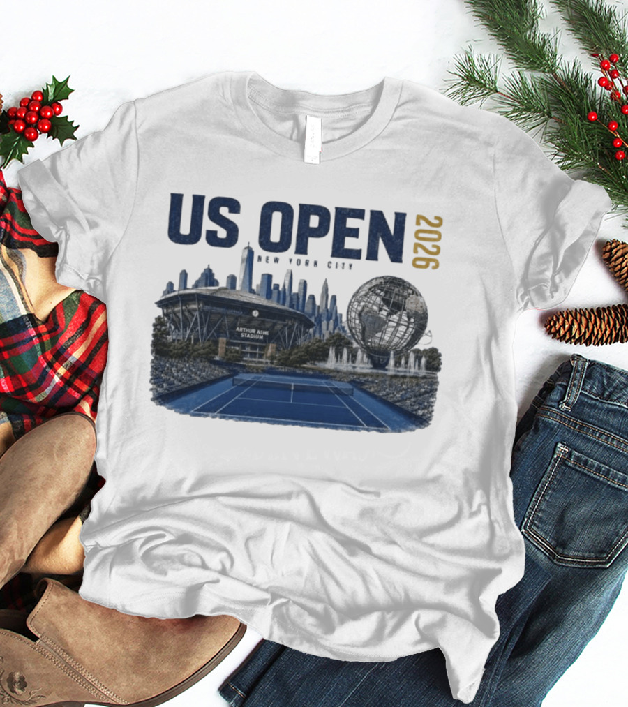 US Open 2026 New York City Arthur Ashe Stadium Flushing Meadows T-Shirt