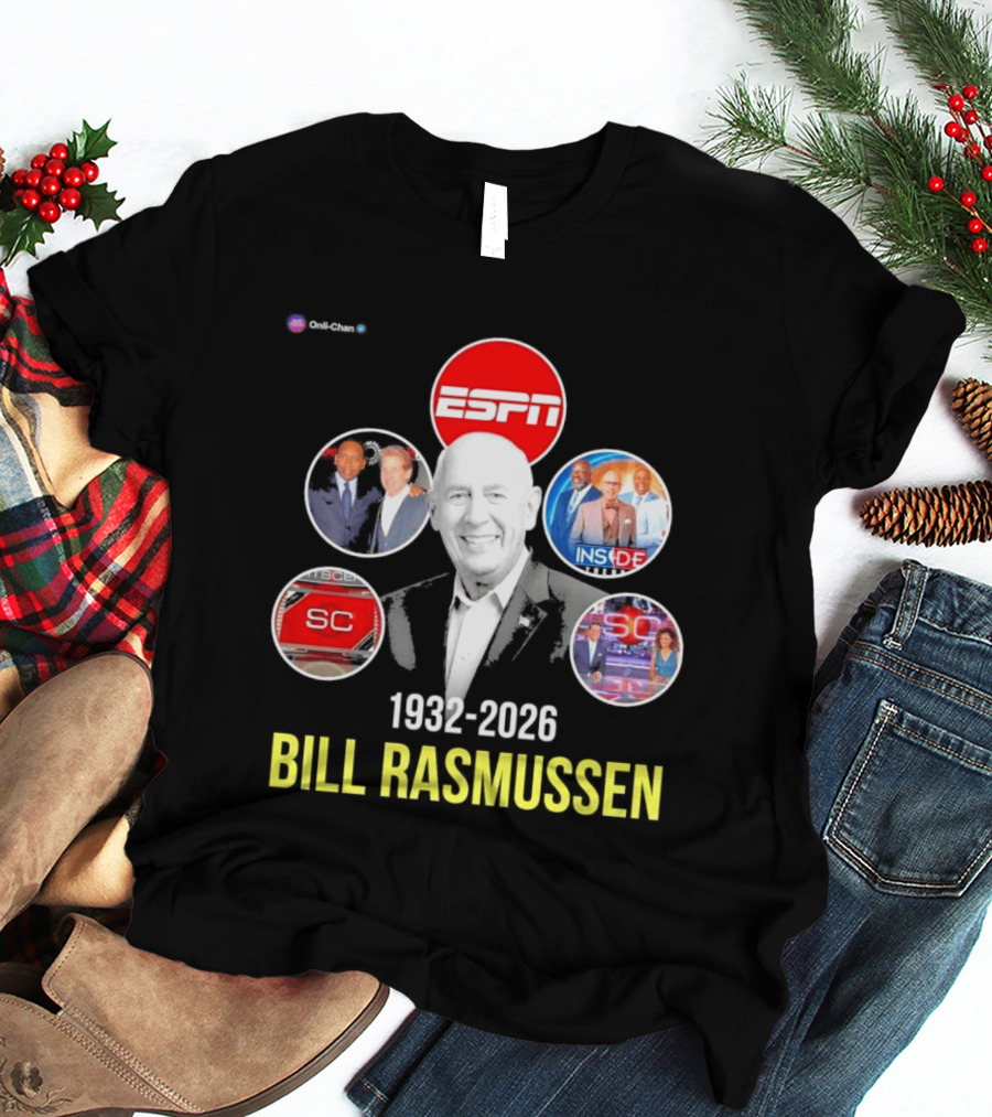 ESPN Bill Rasmussen 1932 2026 SC Inside Sports T-Shirt