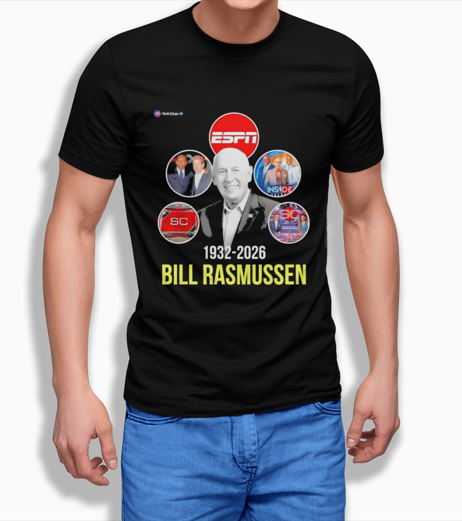 ESPN Bill Rasmussen 1932 2026 SC Inside Sports T-Shirt