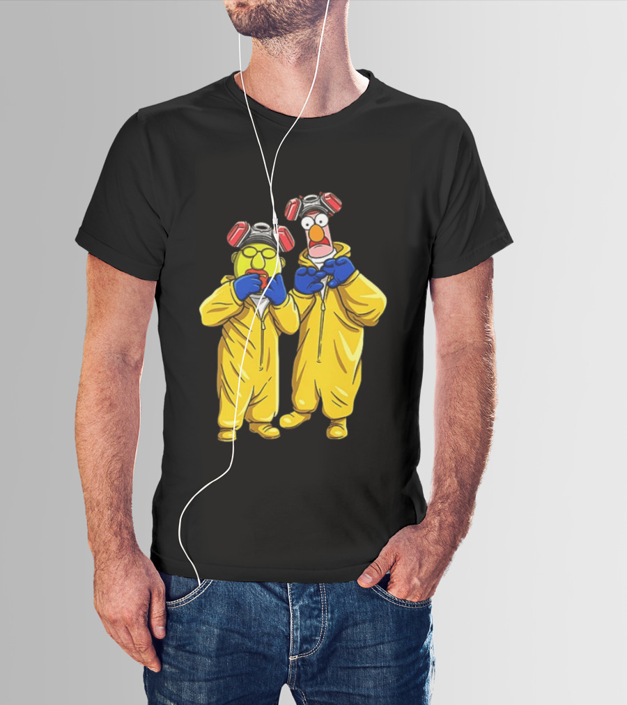 Dr Bunsen Honeydew Beaker Breaking Bad The Muppets Yellow Hazmat Suit T-Shirt