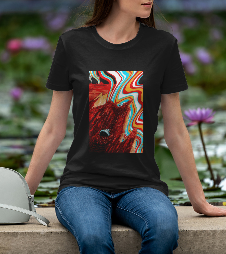 Gov't Mule Livingston MT August 18 2026 Event Psychedelic Swirls Alien Landscape T-Shirt