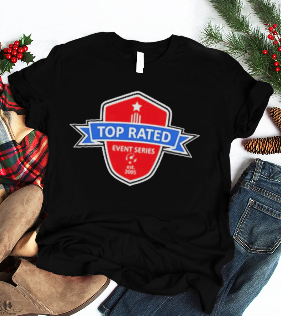 Top Rated Event Series Est. 2005 Star Shield T-Shirt