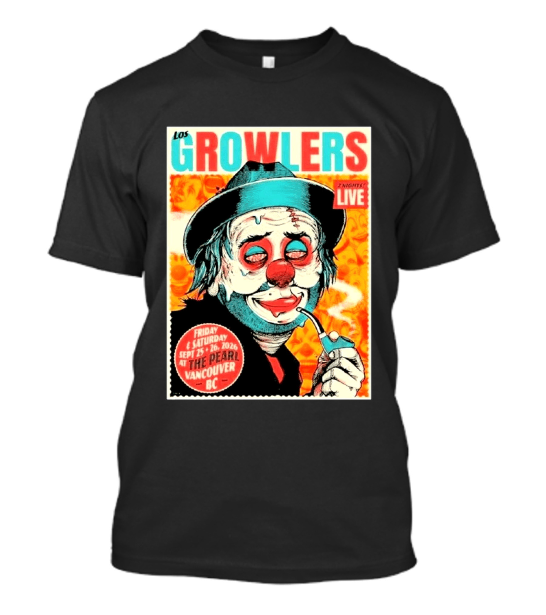 Los Growlers Live Concert At The Pearl Vancouver BC Two Nights September 25 26 2026 T-Shirt