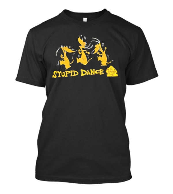 2 Stupid Dogs Stupid Dance Hanna Barbera Animation Vintage 90s Cartoon T-Shirt