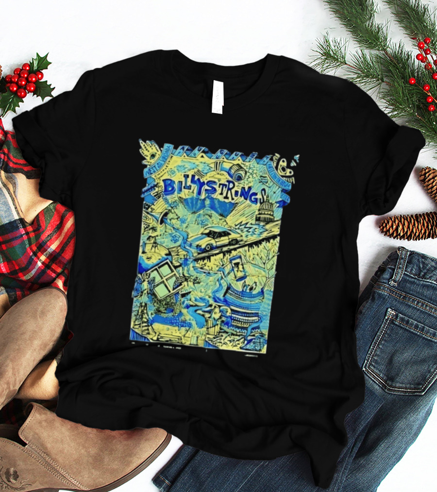 Billy Strings Charleston Coliseum 2023 West Virginia Concert Doodle T-Shirt