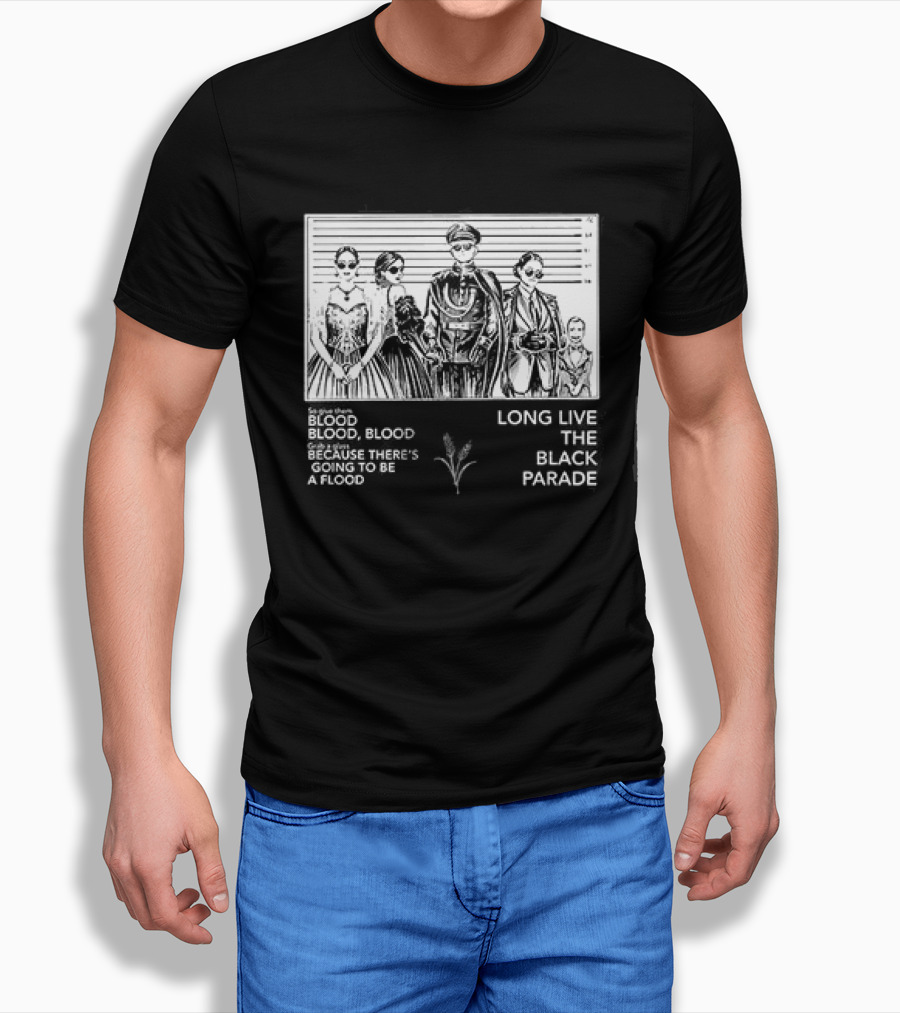Black Parade Give Them Blood Long Live The Black Parade T-Shirt
