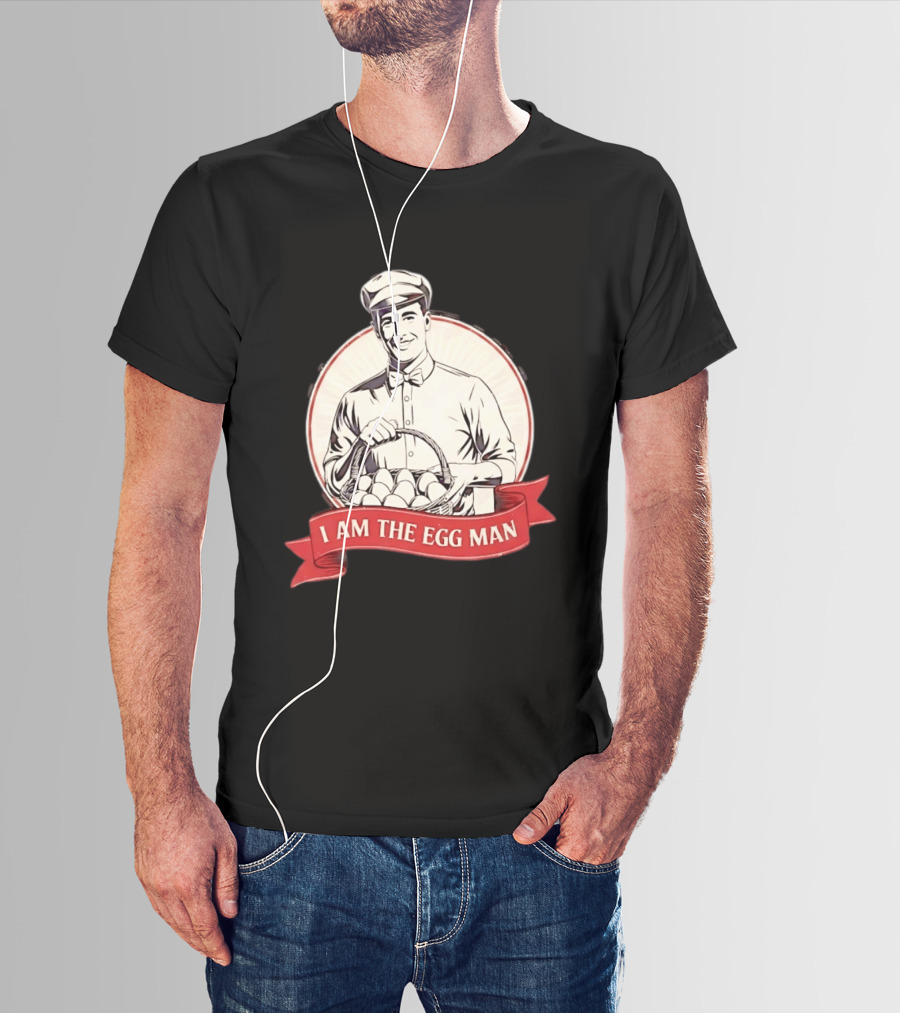 I Am The Egg Man Vintage Style Lyrics Reference T-Shirt