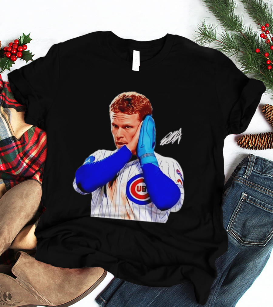 Ian Happ Chicago Cubs MLB Baseball Player With Cubs T-Shirt