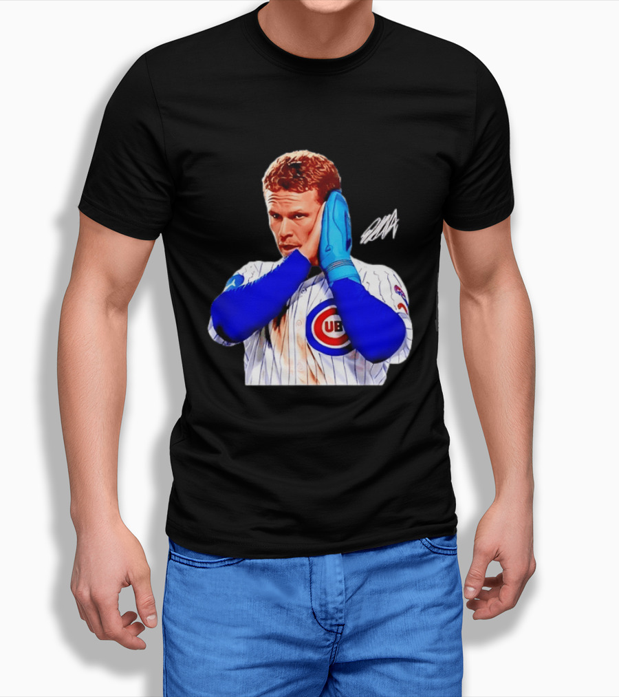 Ian Happ Chicago Cubs MLB Baseball Player With Cubs T-Shirt
