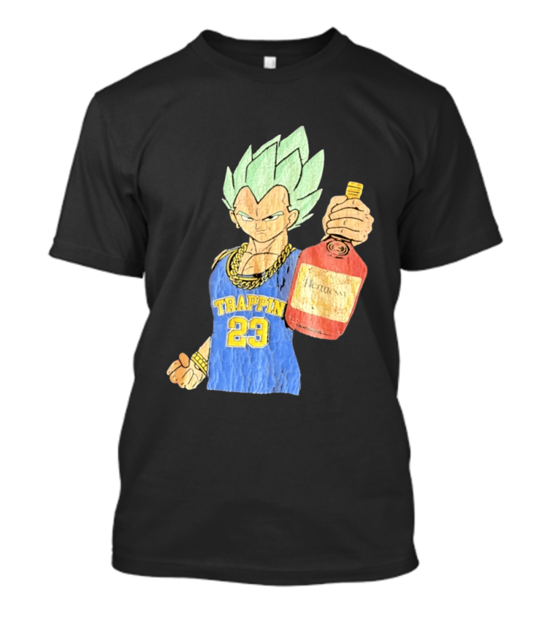 Vegeta Trappin 23 Hennessy Dragon Ball Z T-Shirt