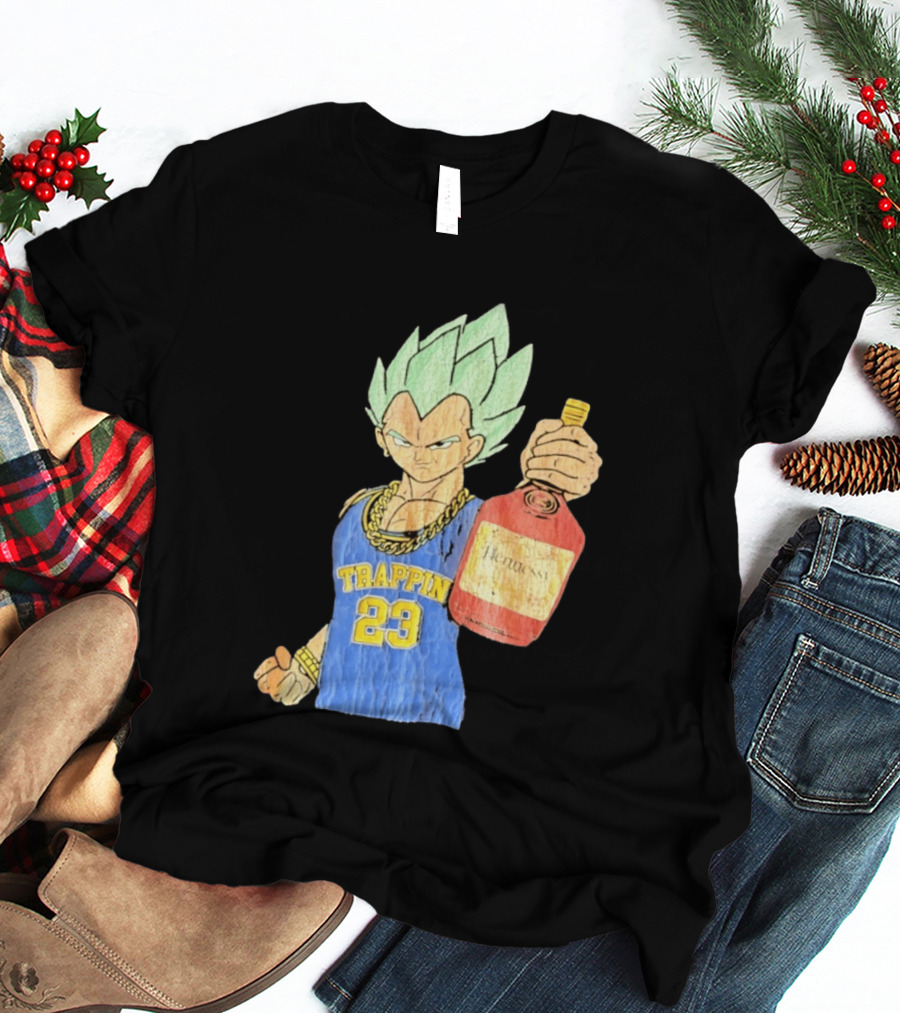 Vegeta Trappin 23 Hennessy Dragon Ball Z T-Shirt