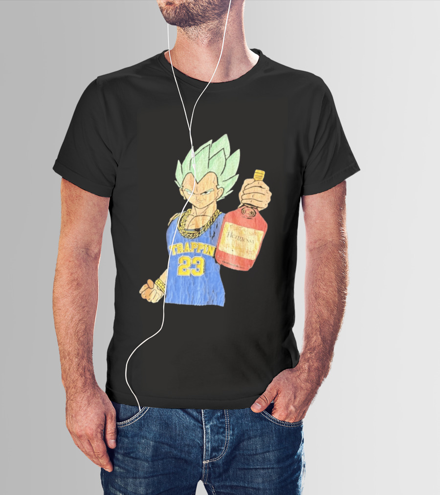 Vegeta Trappin 23 Hennessy Dragon Ball Z T-Shirt