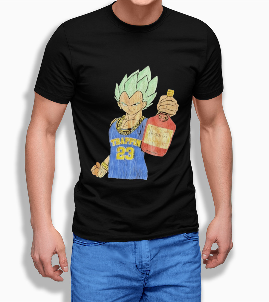 Vegeta Trappin 23 Hennessy Dragon Ball Z T-Shirt