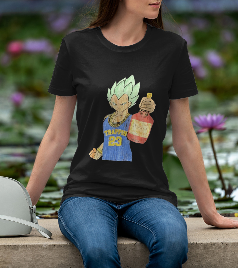Vegeta Trappin 23 Hennessy Dragon Ball Z T-Shirt