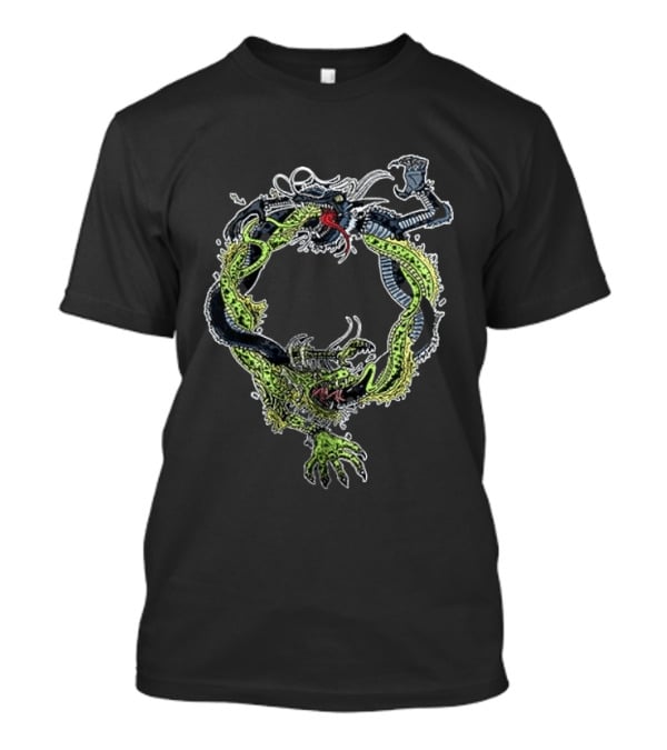 Falxo Tour 2026 El Mano A Mano Del Ano Futuristic Mechanical Dragon Battle T-Shirt