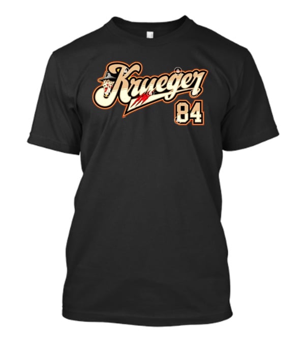 Krueger 84 Freddy A Nightmare On Elm Street Claw Slash Hat T-Shirt