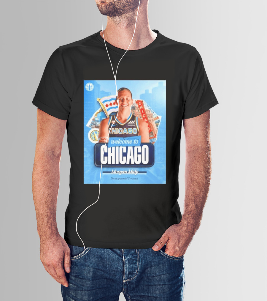Welcome To Chicago Morgan Maly Developmental Contract Basketball Jersey T-Shirt