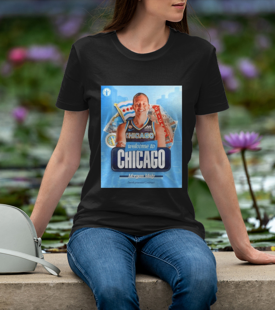 Welcome To Chicago Morgan Maly Developmental Contract Basketball Jersey T-Shirt