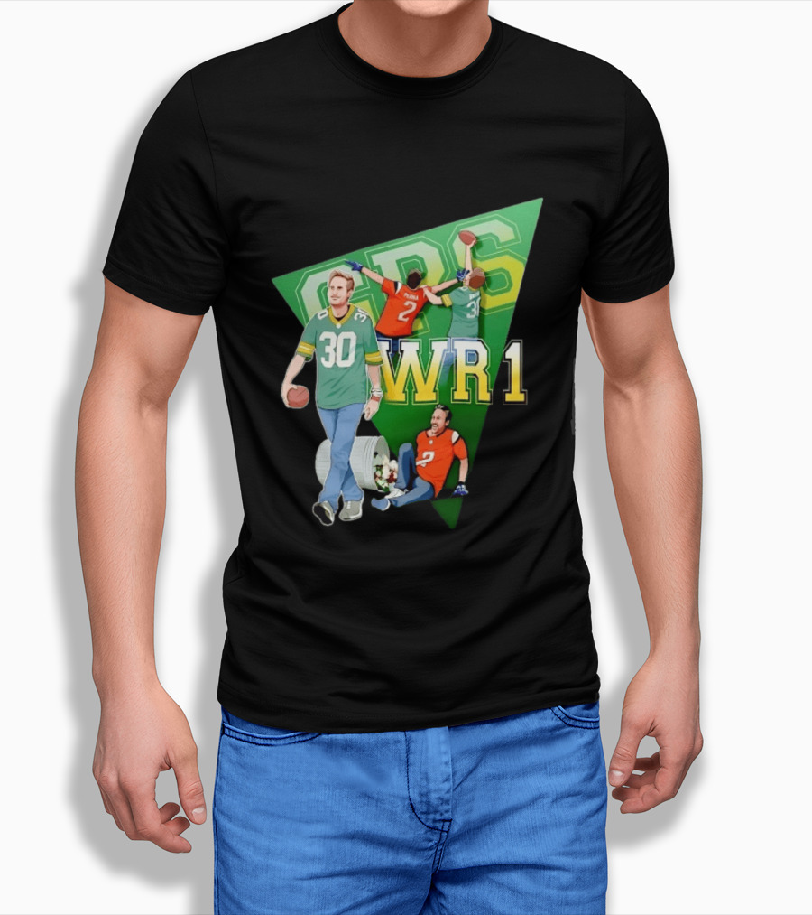 GPS WR1 Perna Grisset Football 30 Jersey Catch Sports T-Shirt