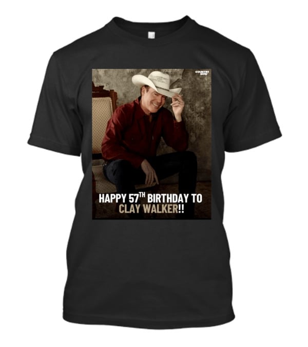 Clay Walker Celebrates Turning 57 In Classic Country T-Shirt