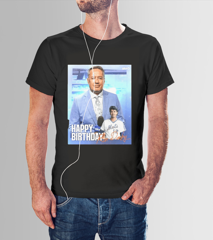 Happy Birthday Ron Darling SNY Mets Celebration T-Shirt