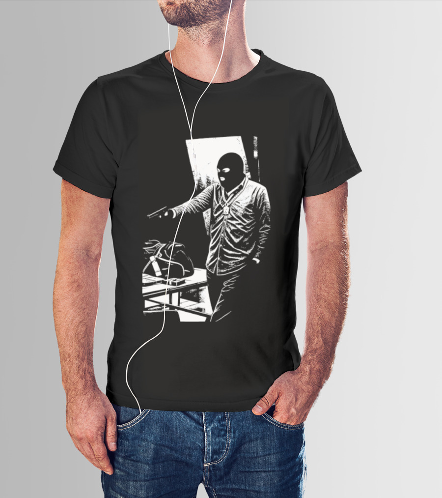 Notorious BIG Biggie Smalls Ski Mask Heist T-Shirt