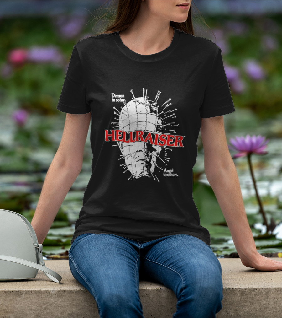 Hellraiser Pinhead Demon To Some Angel To Others T-Shirt