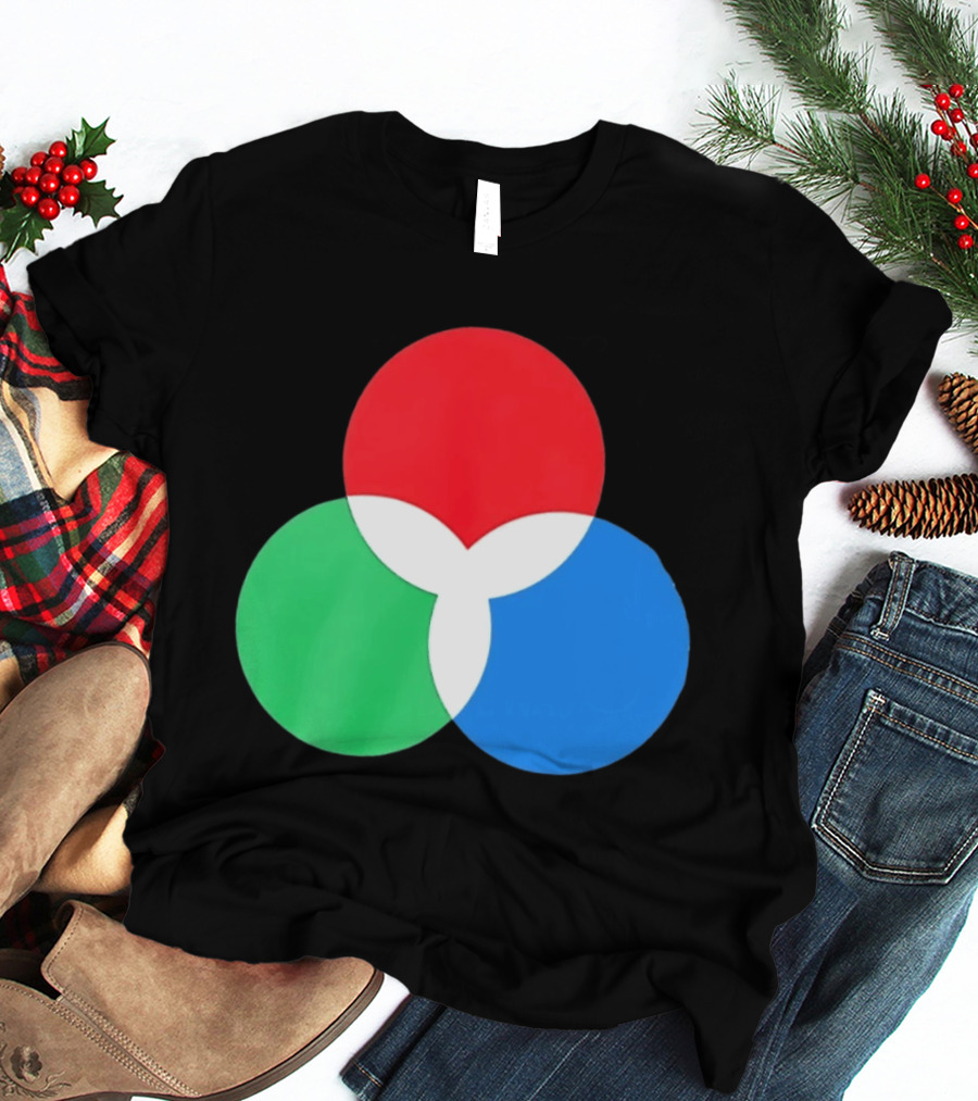 RGB Color Model Venn Diagram Red Green Blue T-Shirt