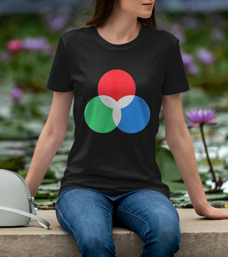 RGB Color Model Venn Diagram Red Green Blue T-Shirt
