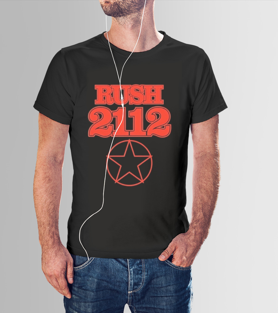 Rush 2112 Starman Iconic Progressive Rock T-Shirt