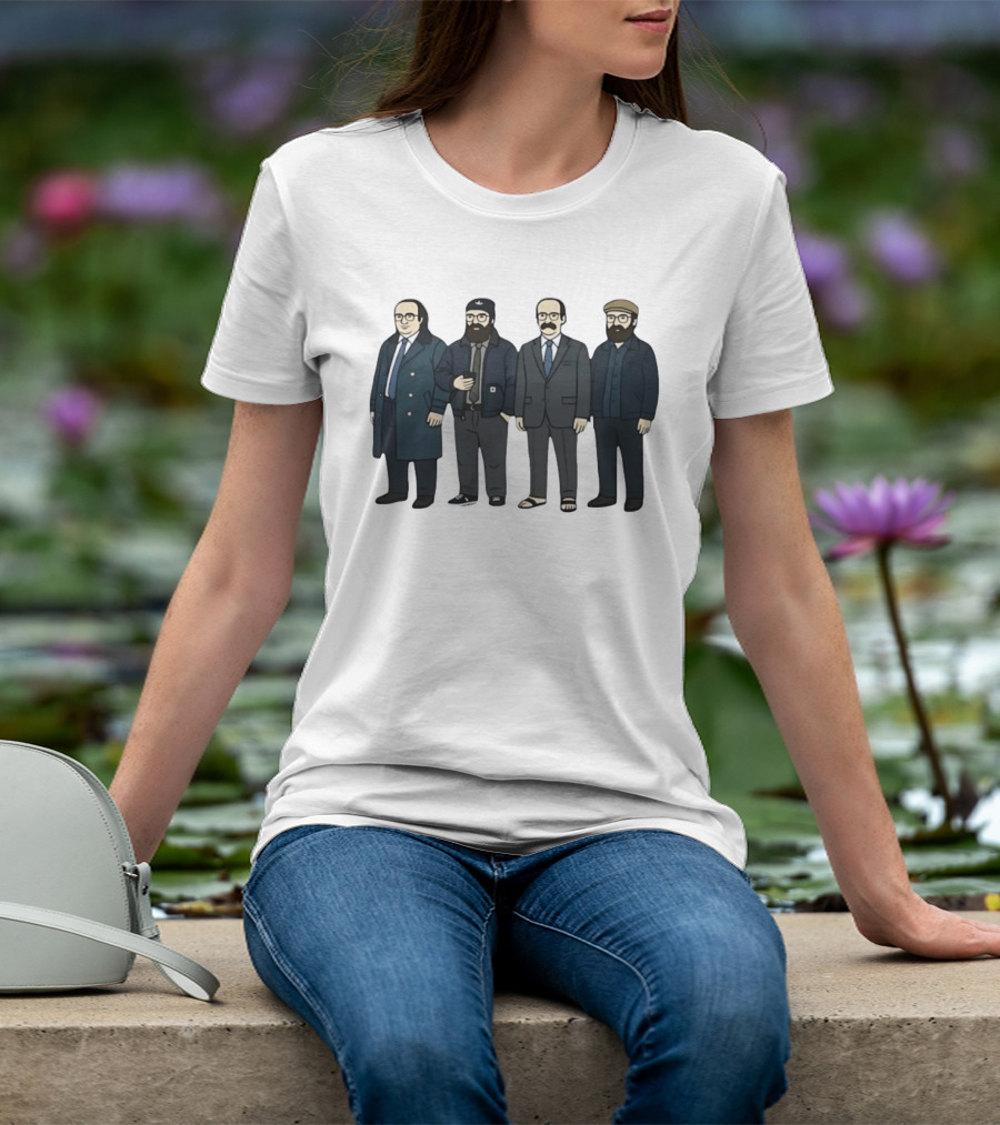 Danny DeVito Seth Rogen David Cross Zach Galifianakis Cartoon Characters T-Shirt
