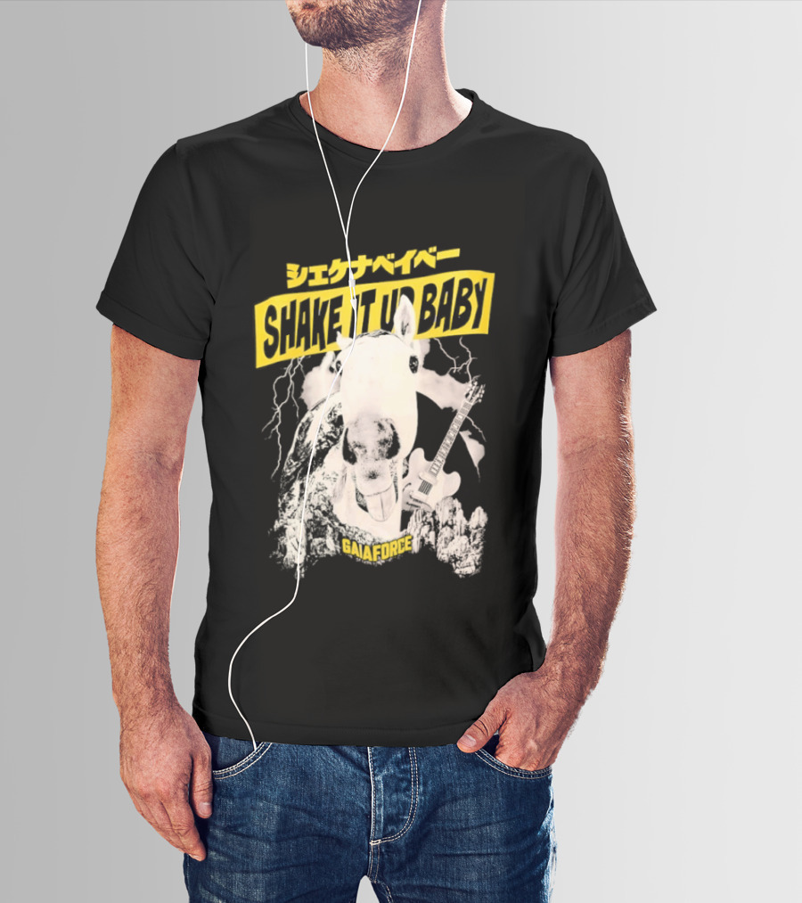 Shake It Up Baby Gaiaforce Horse Electric Guitar T-Shirt