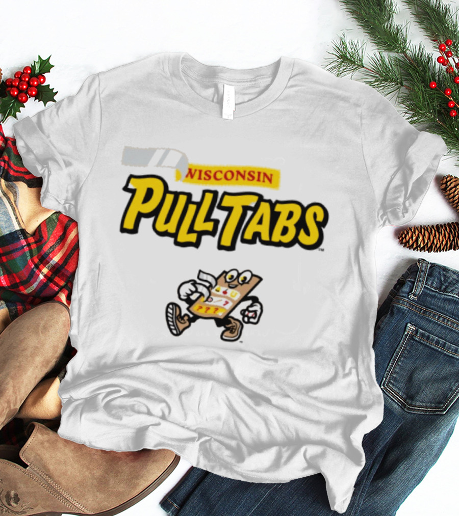 Wisconsin Pull Tabs Dock Spiders Team Store T-Shirt