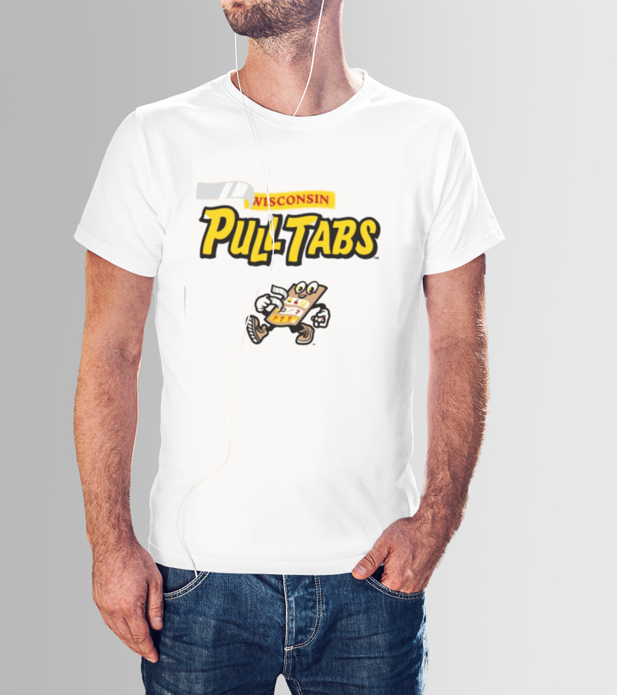 Wisconsin Pull Tabs Dock Spiders Team Store T-Shirt