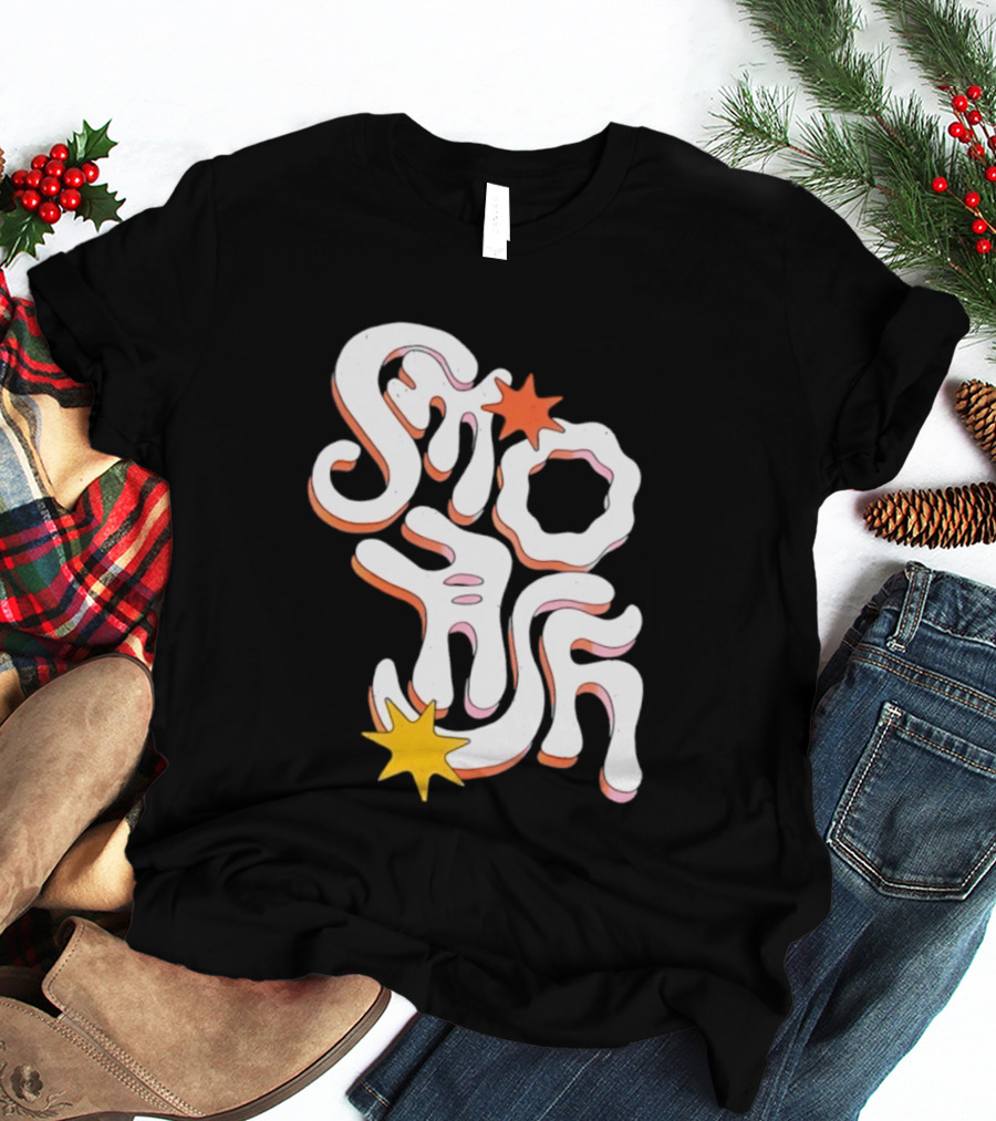 Stash Groovy 70s Retro Psychedelic Style With Stars T-Shirt