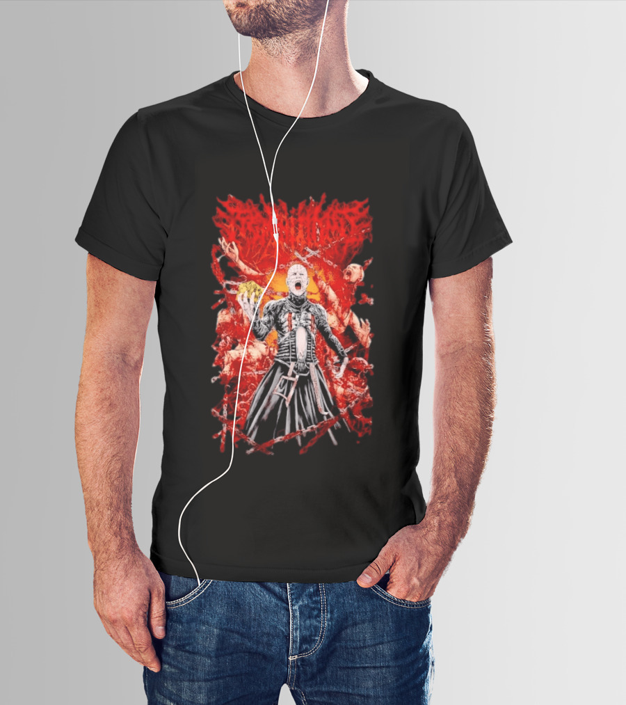 Terminalist Hellraiser Pinhead Horror Death Metal T-Shirt