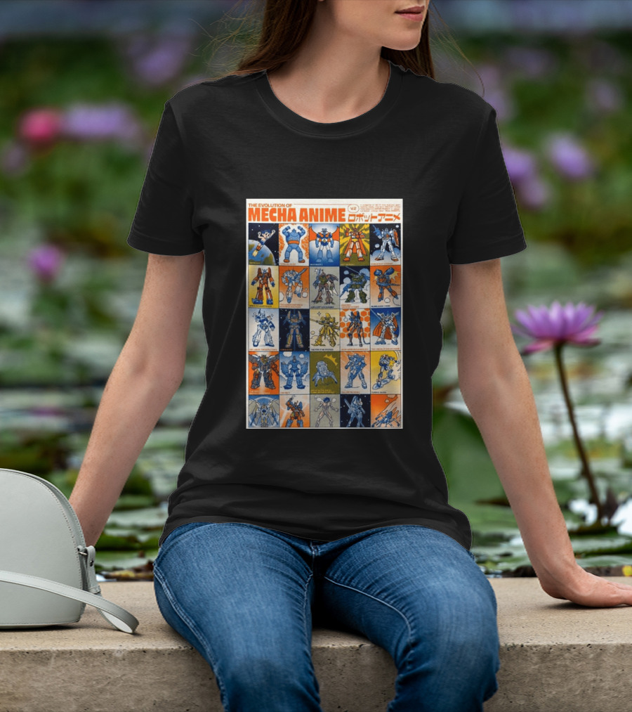 The Evolution Of Mecha Anime V.2 T-Shirt