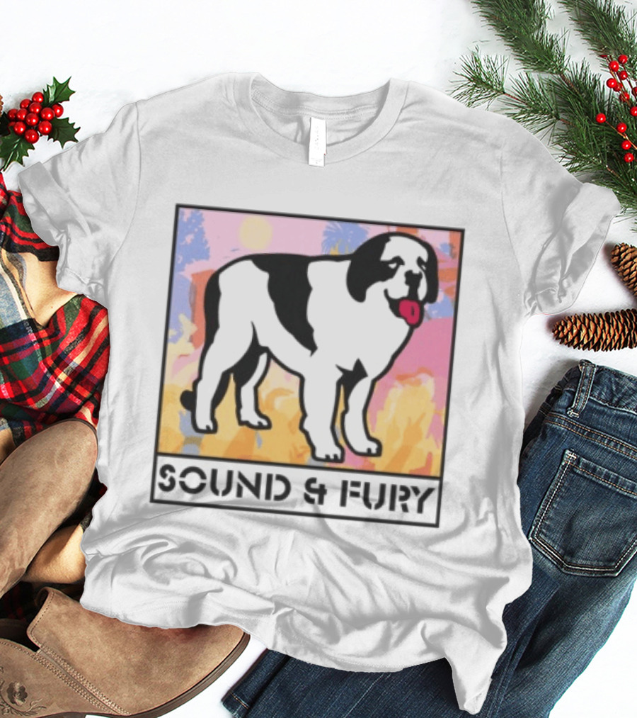 Sound And Fury Store Sound And Fury 2026 Big Dog White St Bernard T-Shirt
